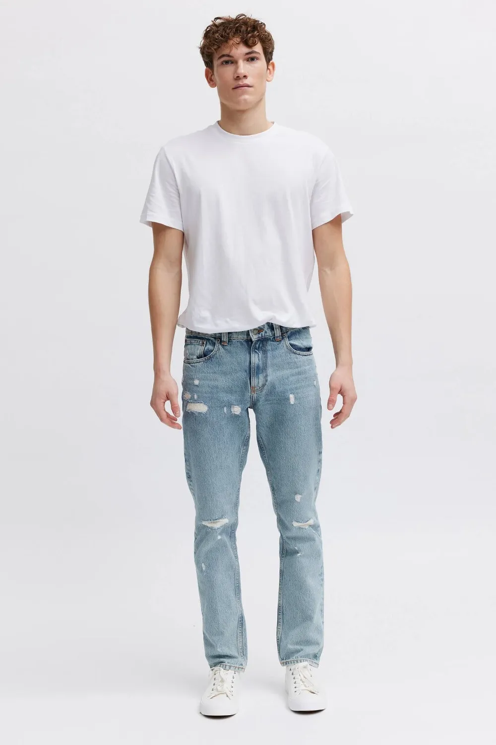 Organsk Element Arctic Revolt jeans ripped straight