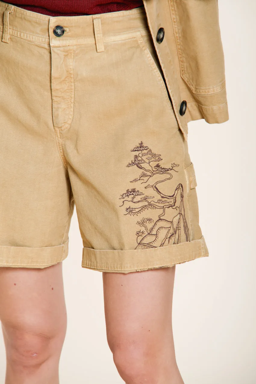 Mason's Baltimora cargos shorts dame mørkebeige