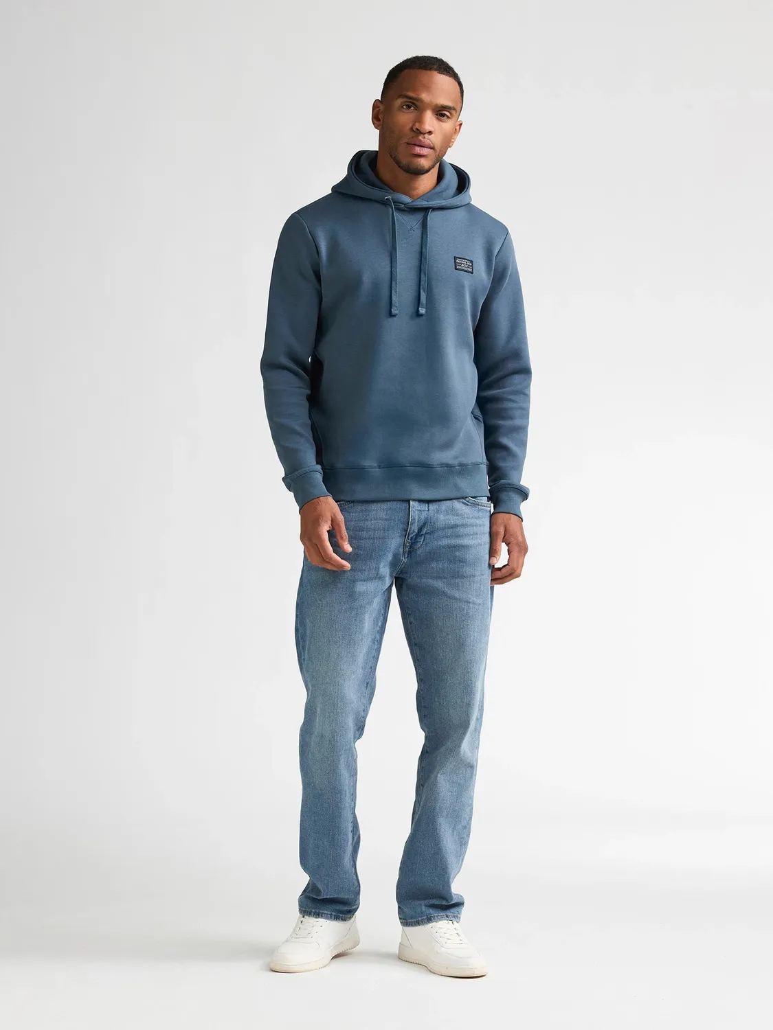 Petrol Industries Scuba Ashwood hoodie storm blue stretch