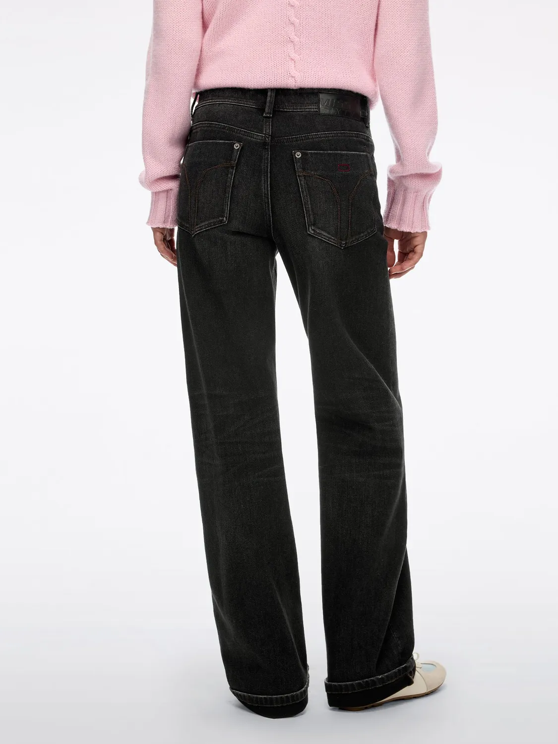 Miss Sixty Anni straight jeans sort low-stretch 34"