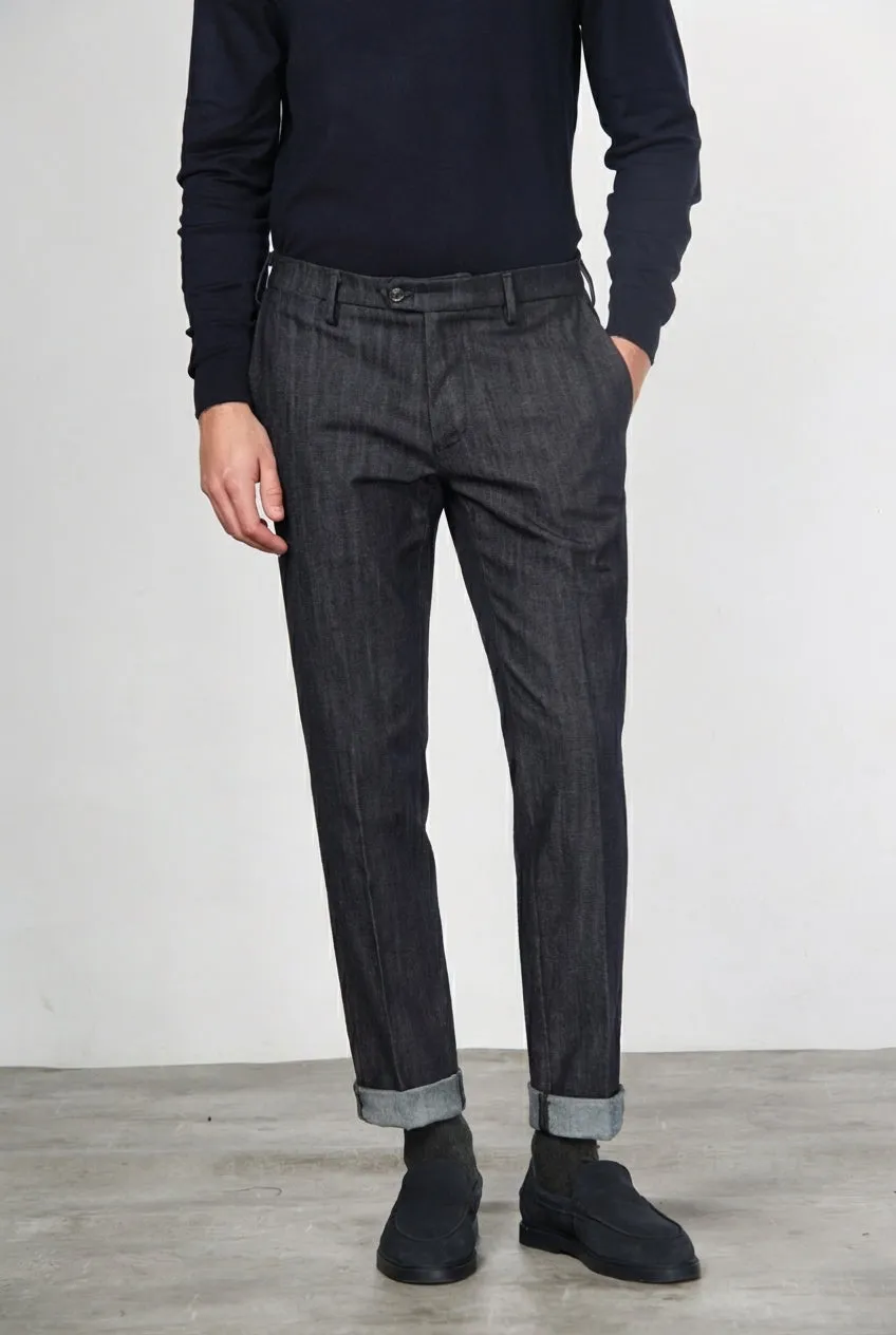 Mason's New York chino bukser navy denim regular