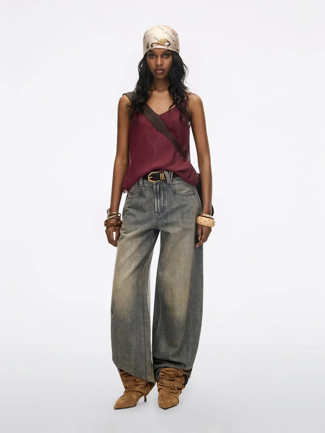 Miss Sixty Camisole top silketop rød XS