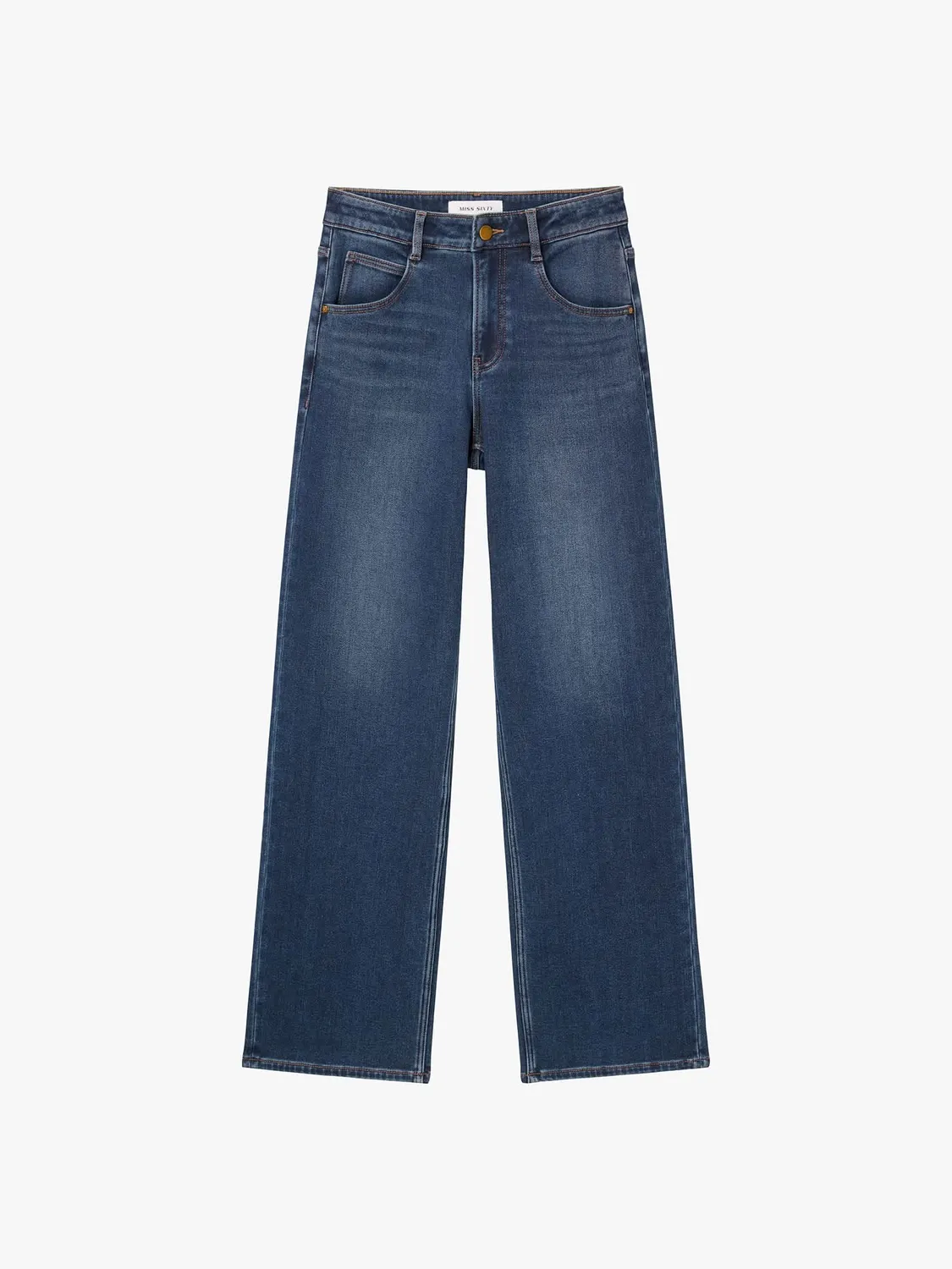 Miss Sixty straight jeans mørkeblå børstet varm