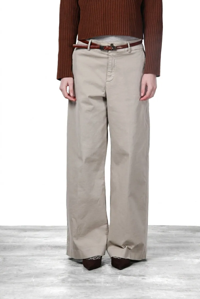 Mason's New York Wide chinos wide leg isblå