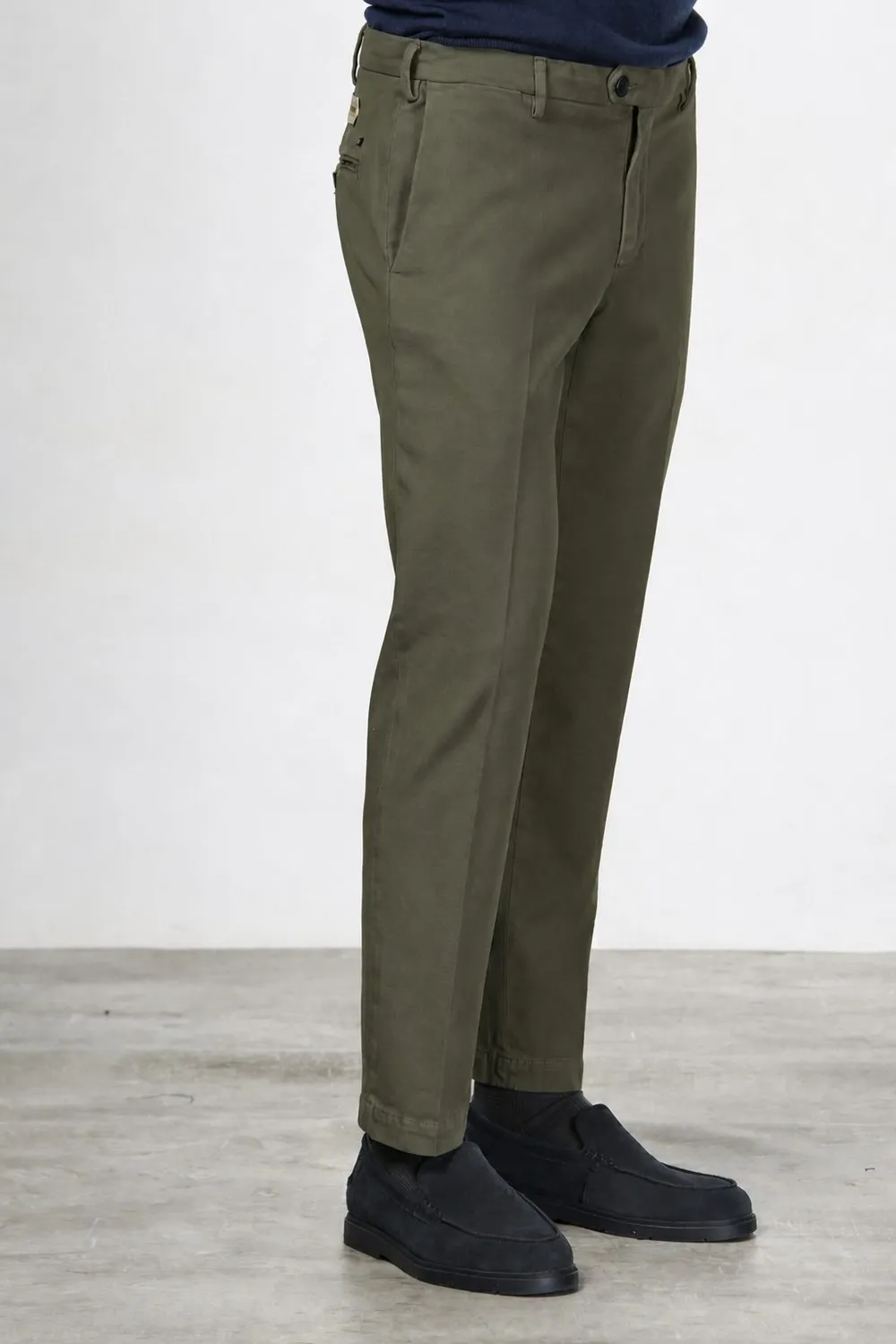 Mason's New York chinobukser mørkegrøn regular cashmere