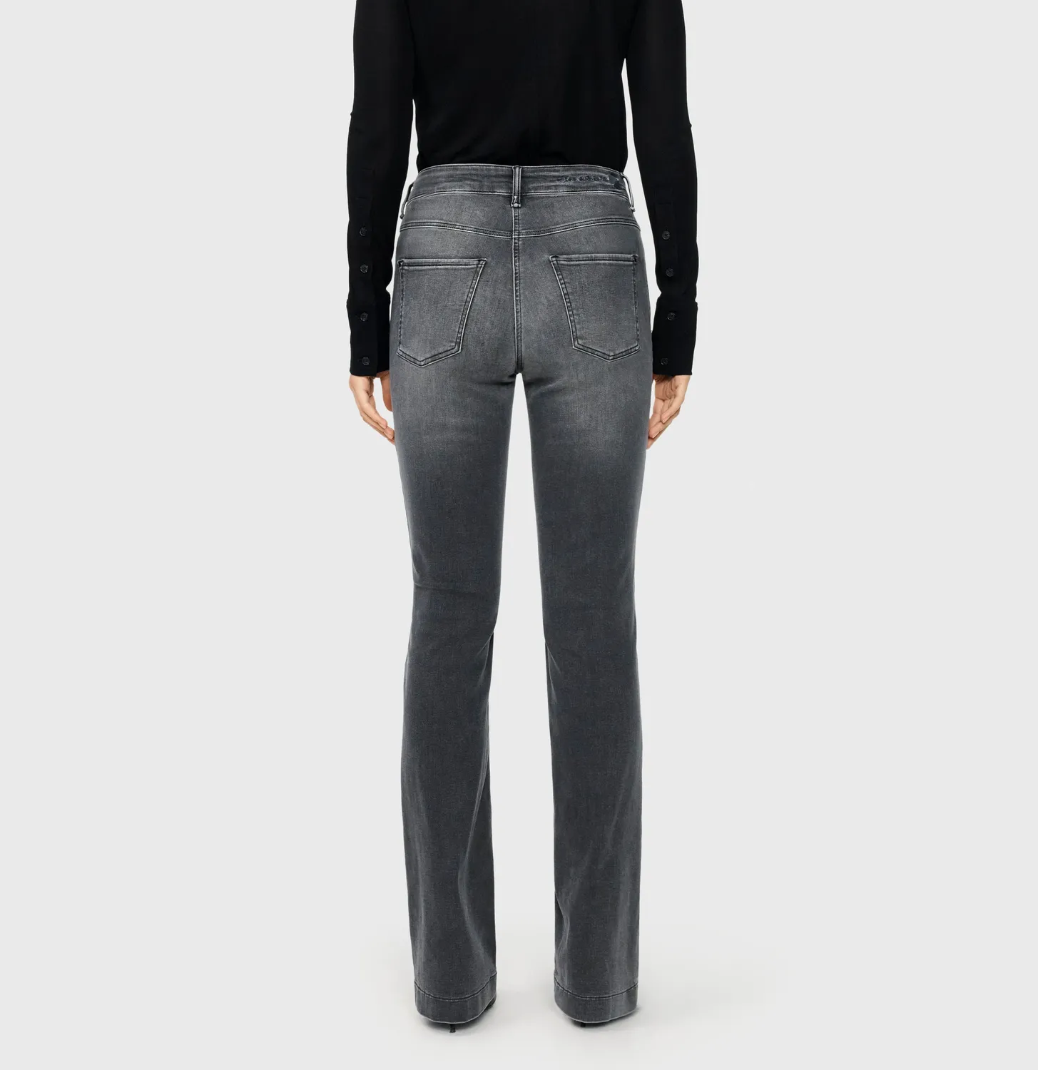 MAC Dream Boot authentic bootcut jeans grå stretch