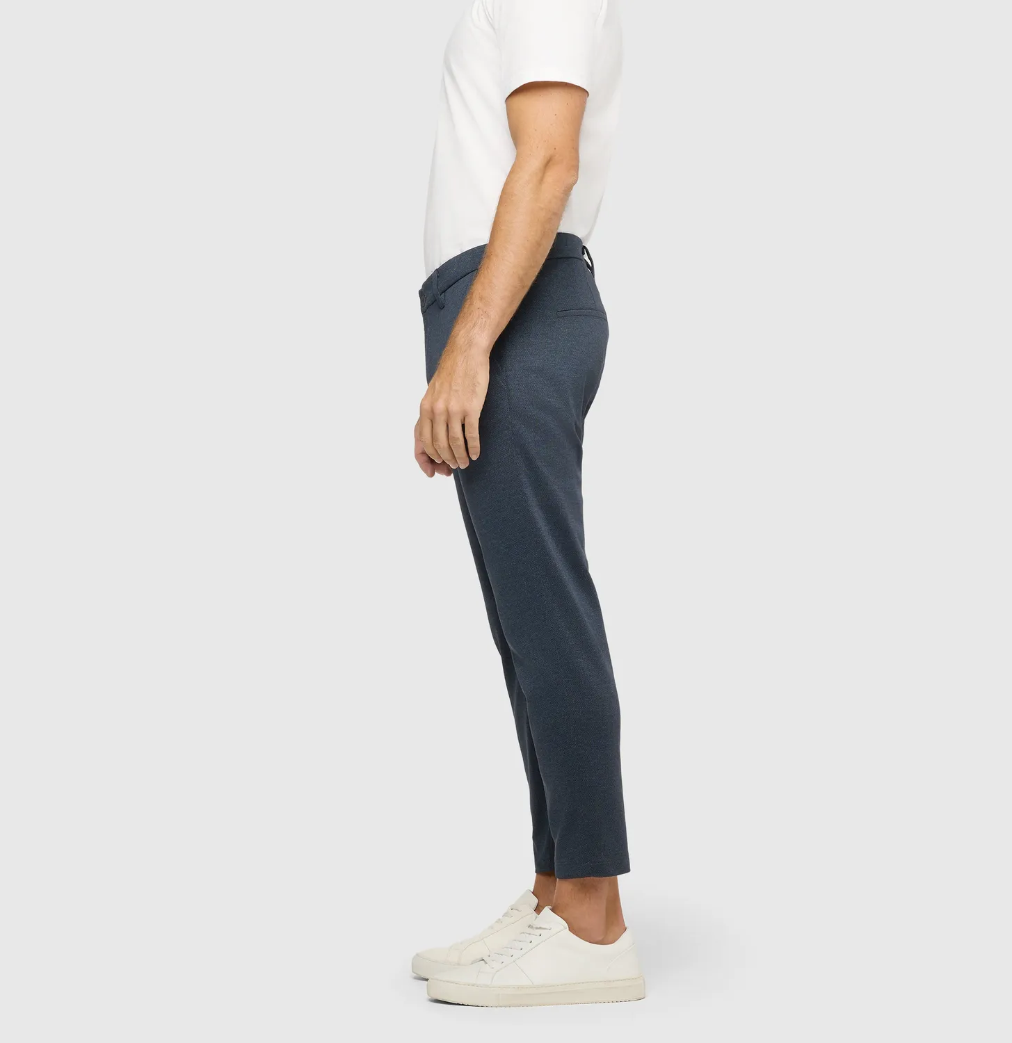 MAC Griffin 6617-91-0767L jerseybukser blå tapered fit