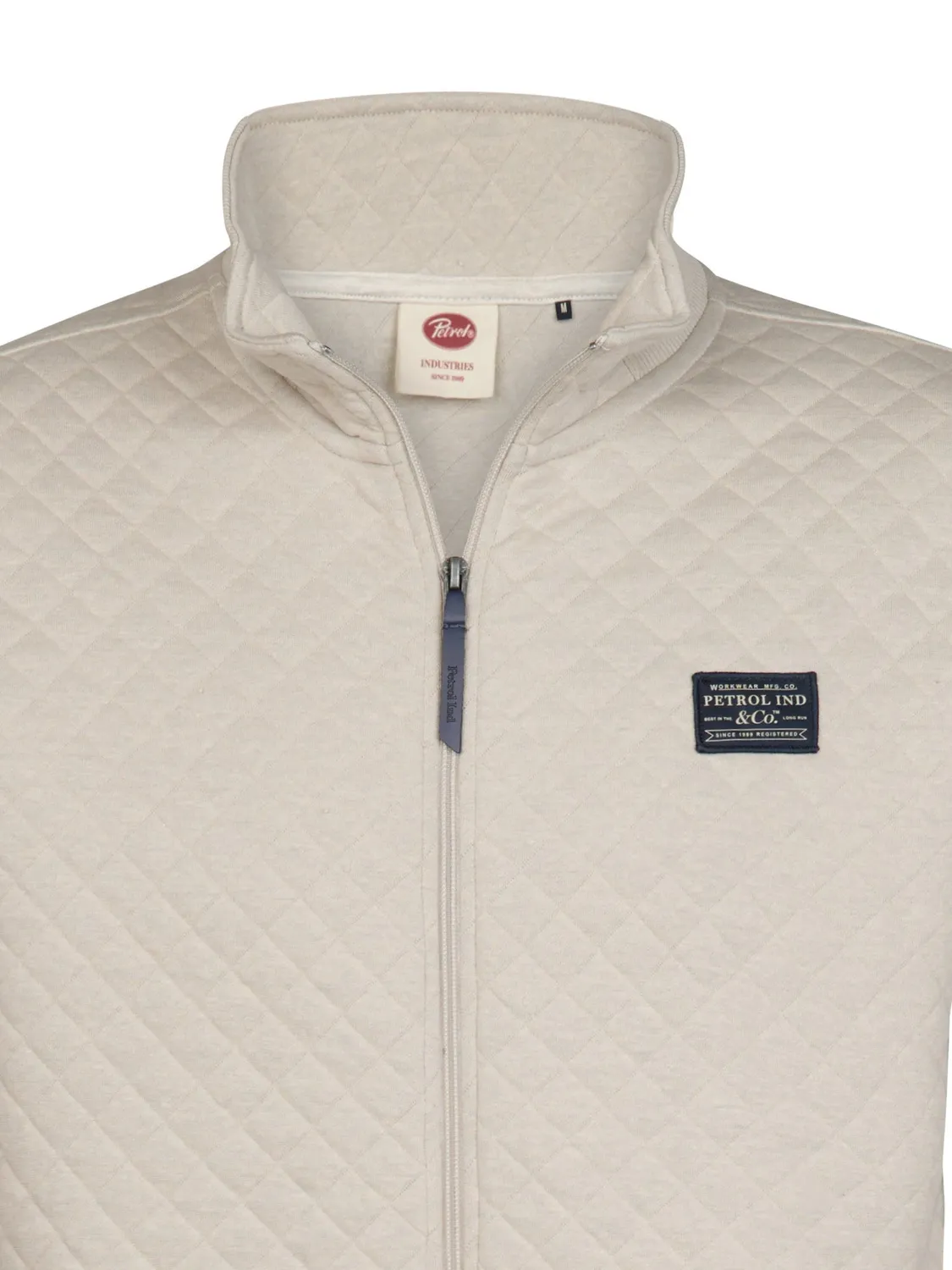 Petrol Industries Ironhall vest Beluga quiltet bomuldsblanding