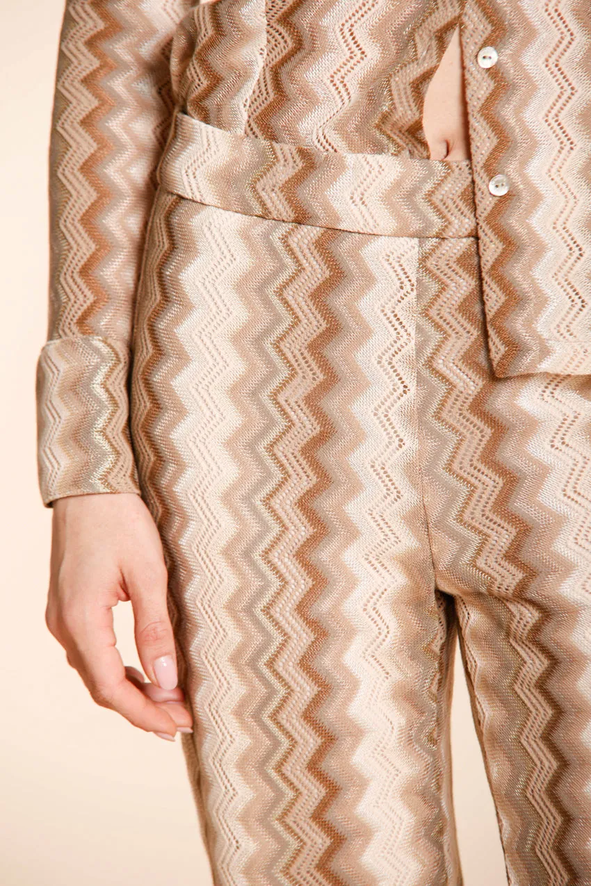 Mason's Easy Straight jogger beige straight dame