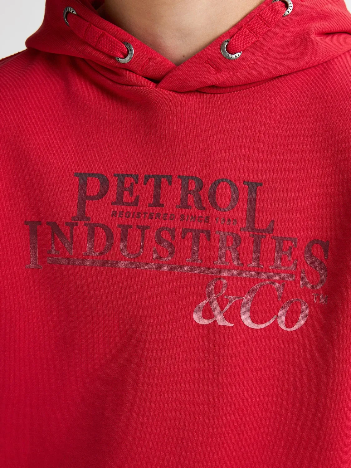 Petrol Industries Artwork Wenatchee hoodie Bullseye Red børn