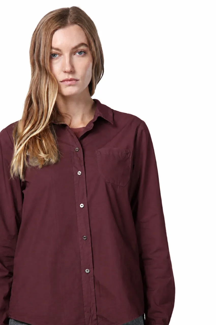 Mason's Sharon skjorte bordeaux poplin