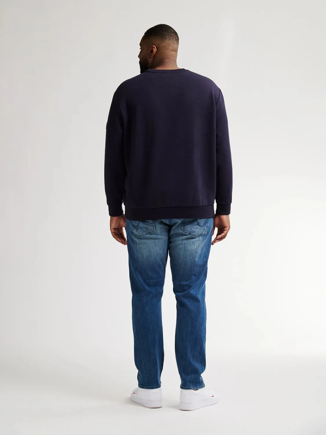Petrol Industries Leadville plus size sweater rund hals 3XL-6XL