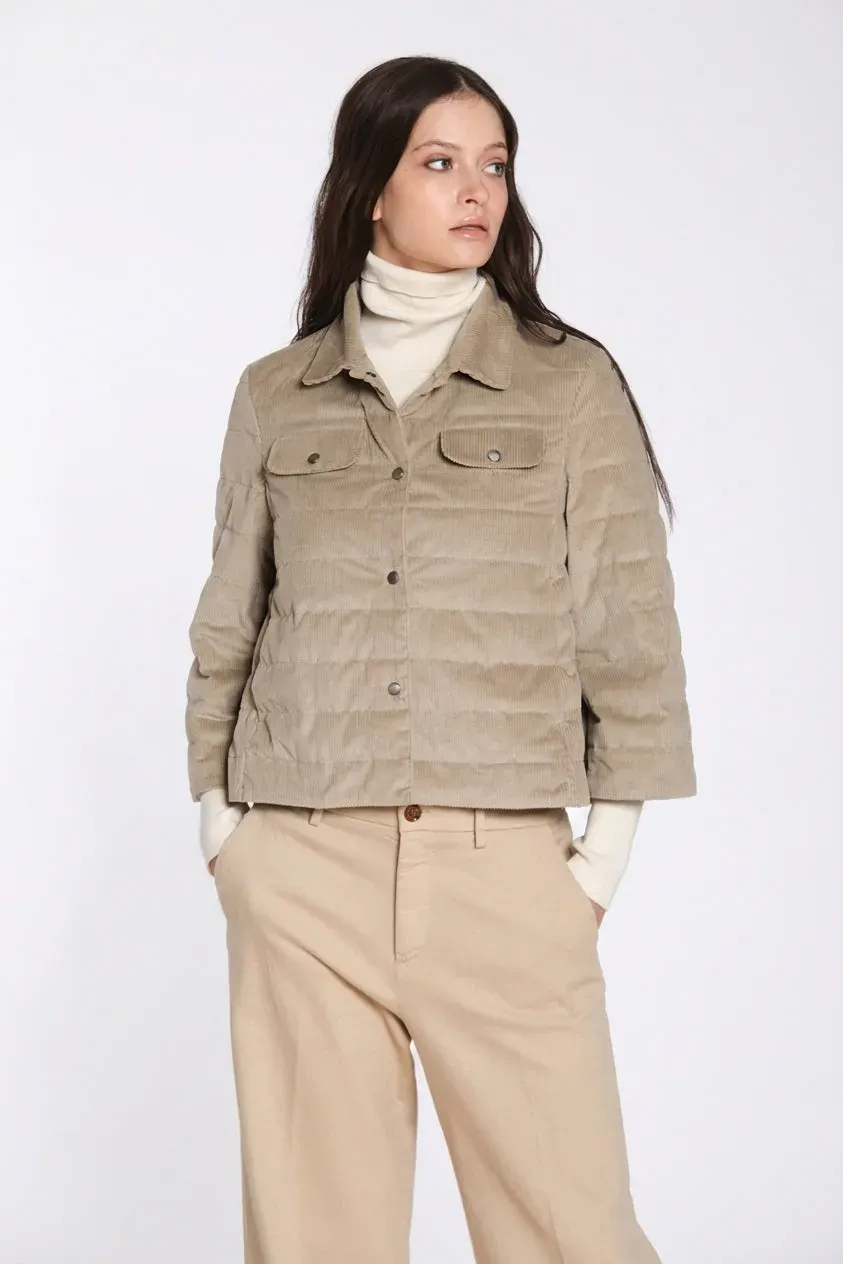 Mason's Amy Jacket jakke beige fløjl
