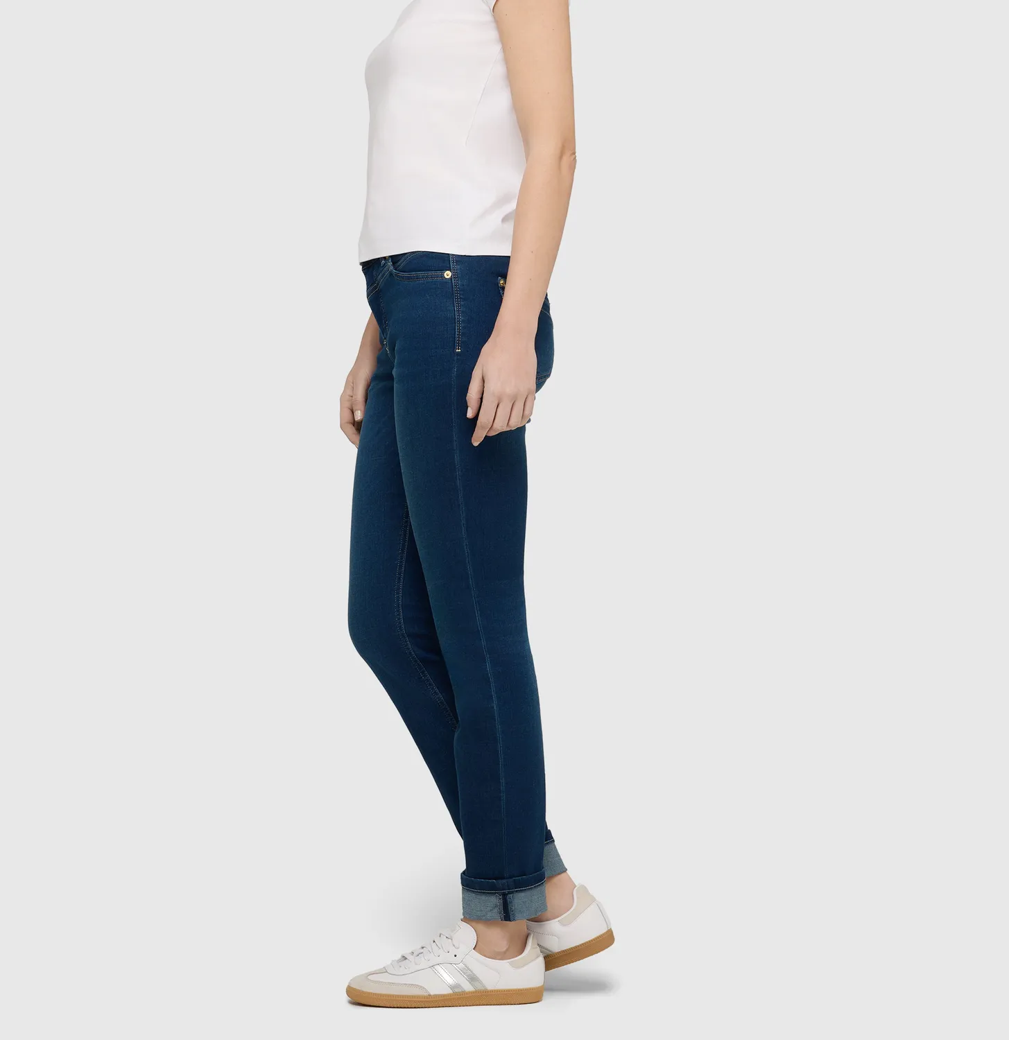 MAC Rich Slim 5904-90-0389L slim jeans mørkeblå modal