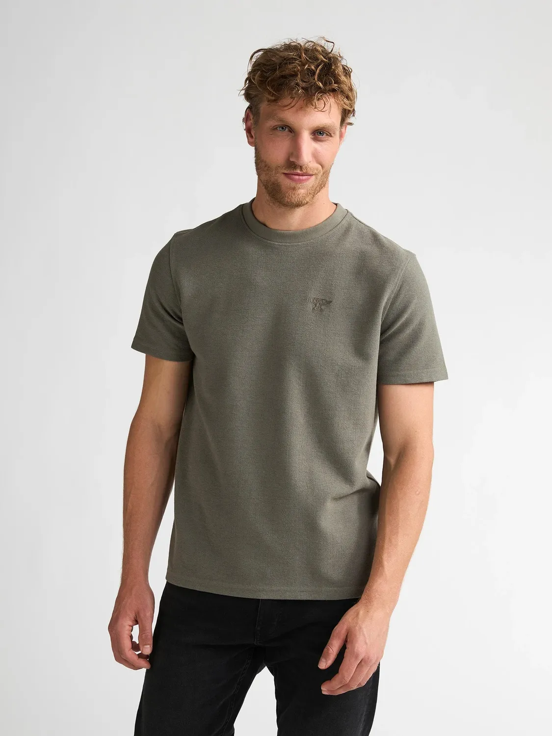 Petrol Industries Yates t-shirt struktur bomuldsmix