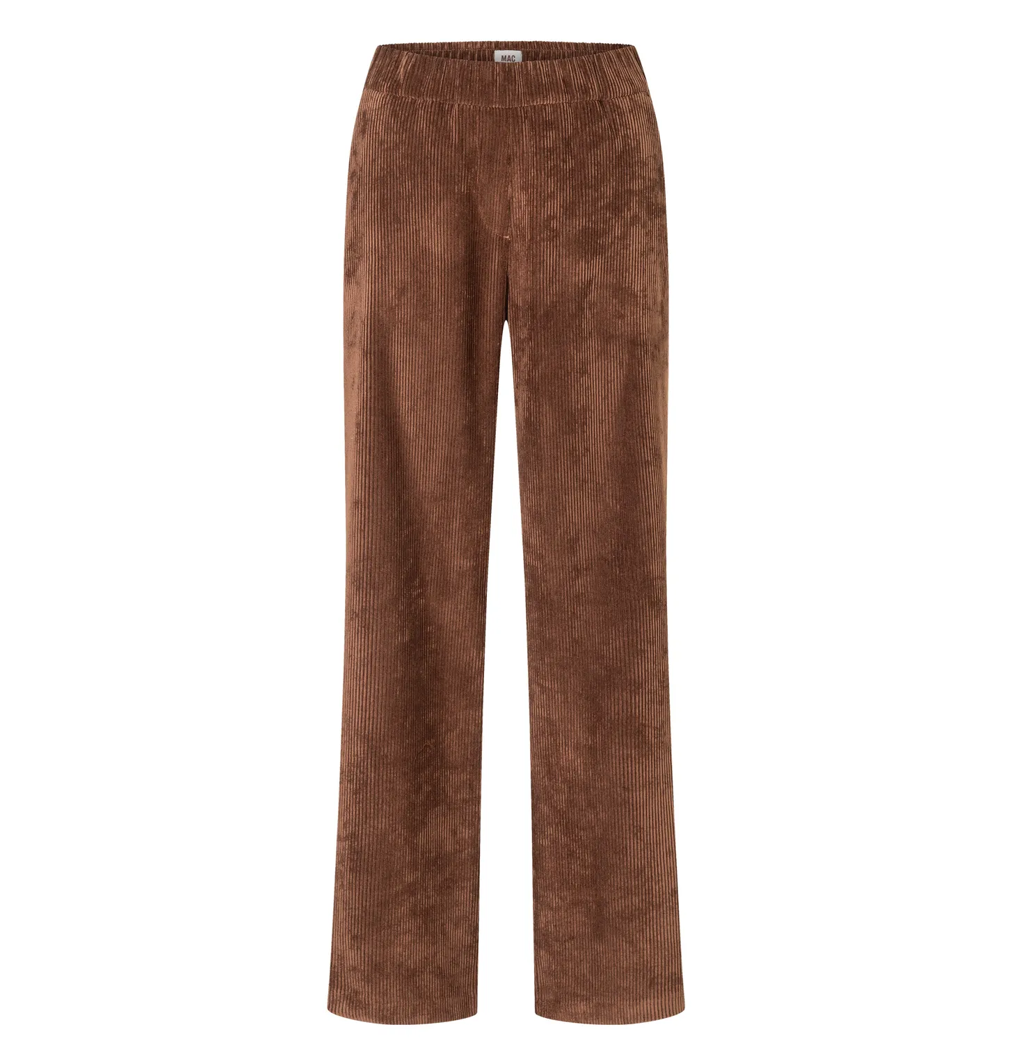 MAC Chiara 3051 cordbukser brun wide leg