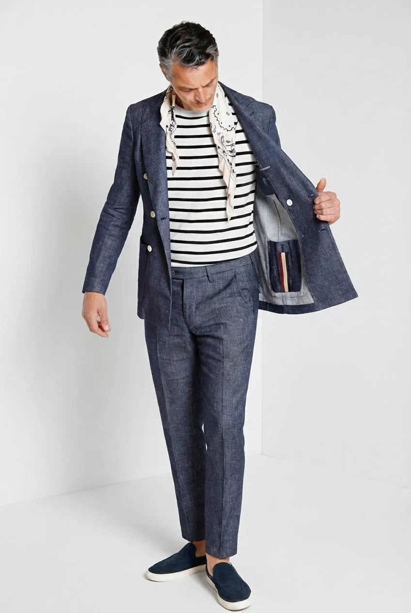 Mason's Milano chino bukser mørkeblå denim extra slim