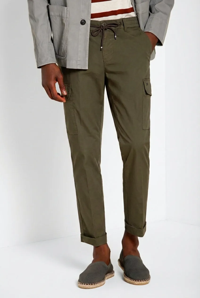 Mason's Chile Jogger cargo extra slim mørkegrøn