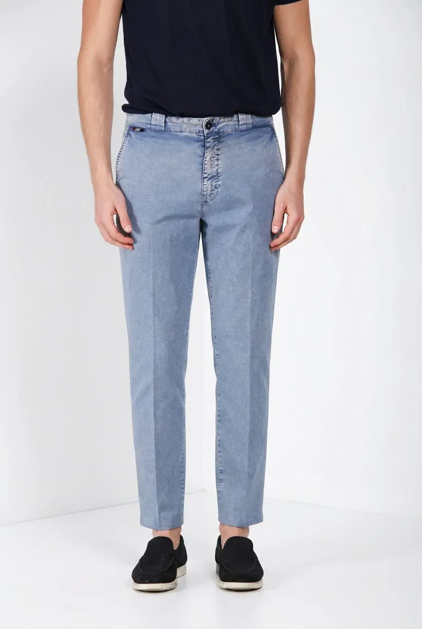 Mason's Madison M74 chinos indigo carrot fit