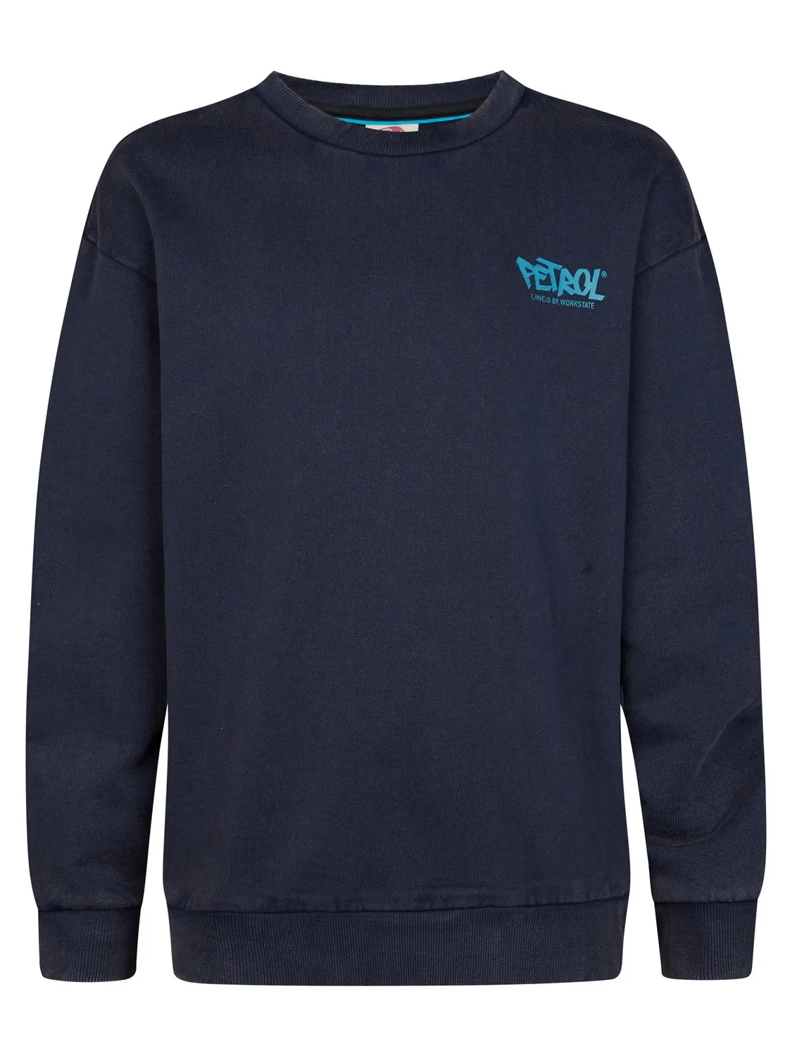 Petrol Industries Steelbrook sweater med print i bomuld
