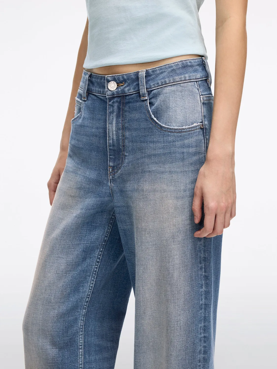 Miss Sixty Straight-Leg Jeans medium blue
