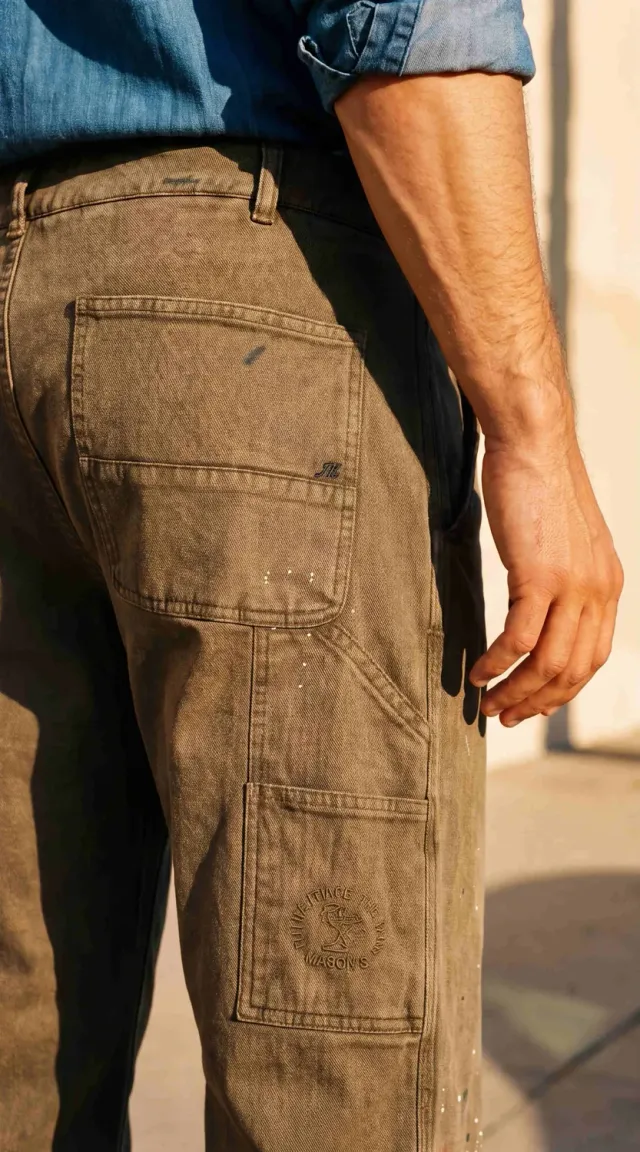 Mason's Dallas M74 cargo bukser grøn relaxed