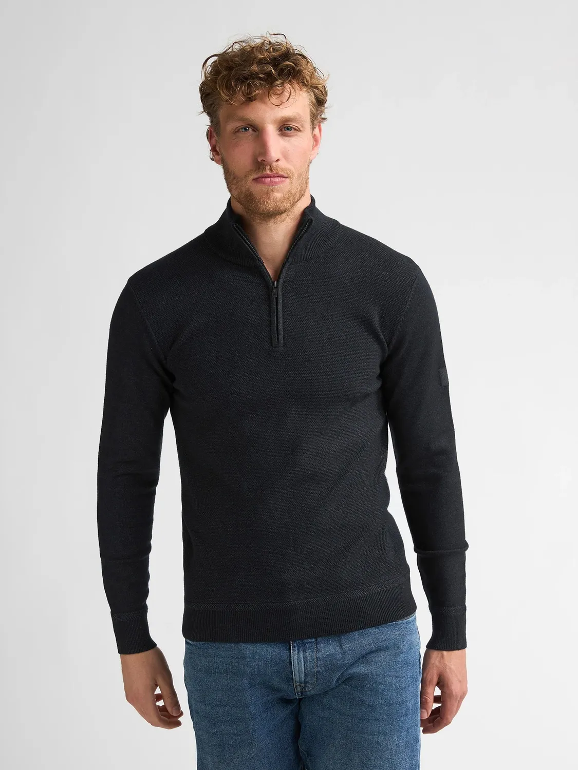 Petrol Industries Steelford strik halfzip lommer