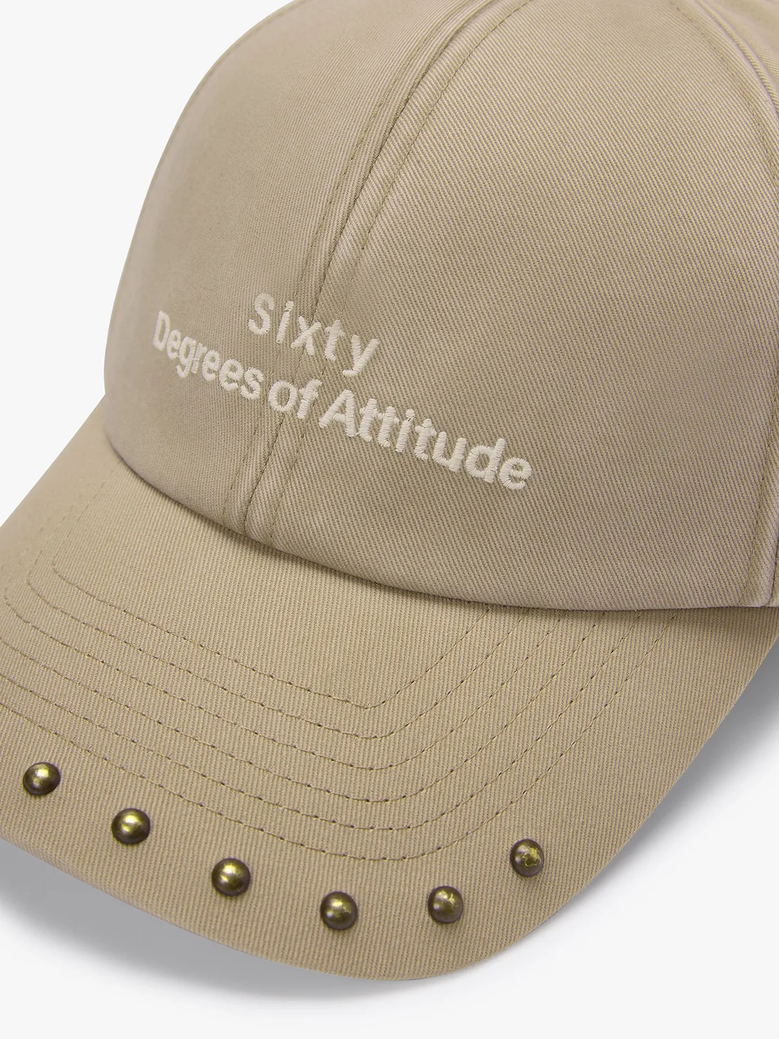 Miss Sixty cap med nitter khaki justerbar