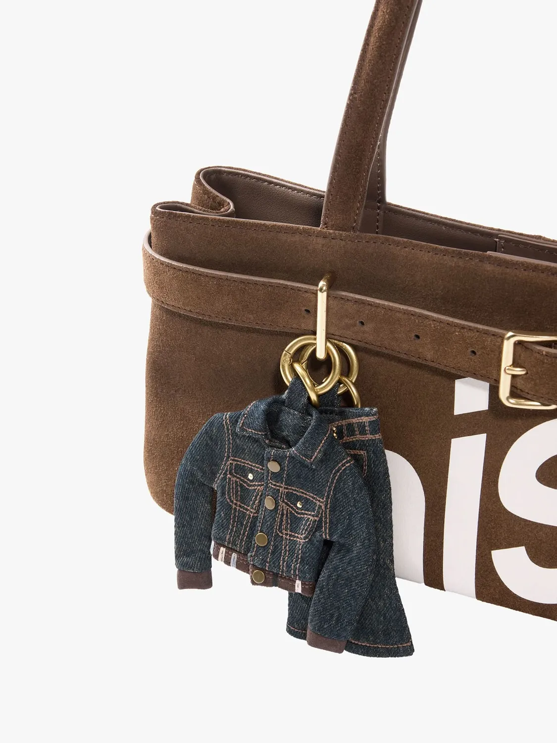 Miss Sixty Mini Jacket charm black denim vedhæng