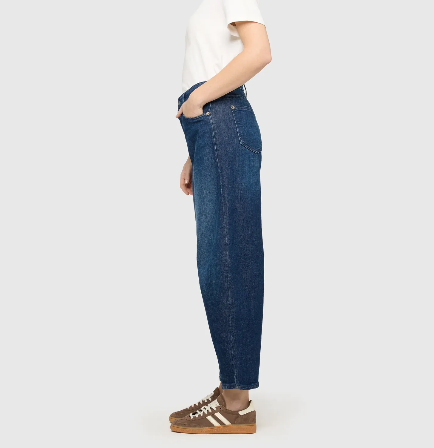 MAC Dakota Barrel 3123 jeans mørkeblå vintage