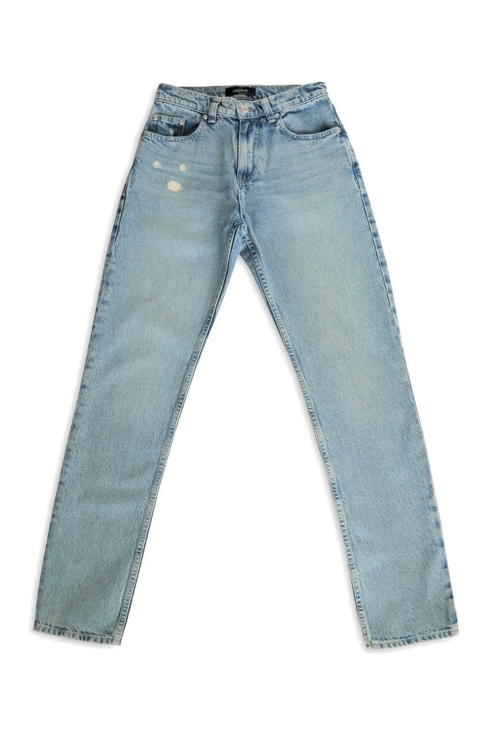 Organsk Aqua Ocean Breeze jeans dame høj talje