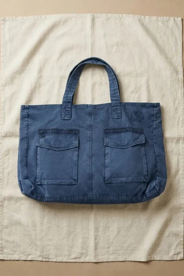 Mason's M74 Bag taske indigo canvas unisex