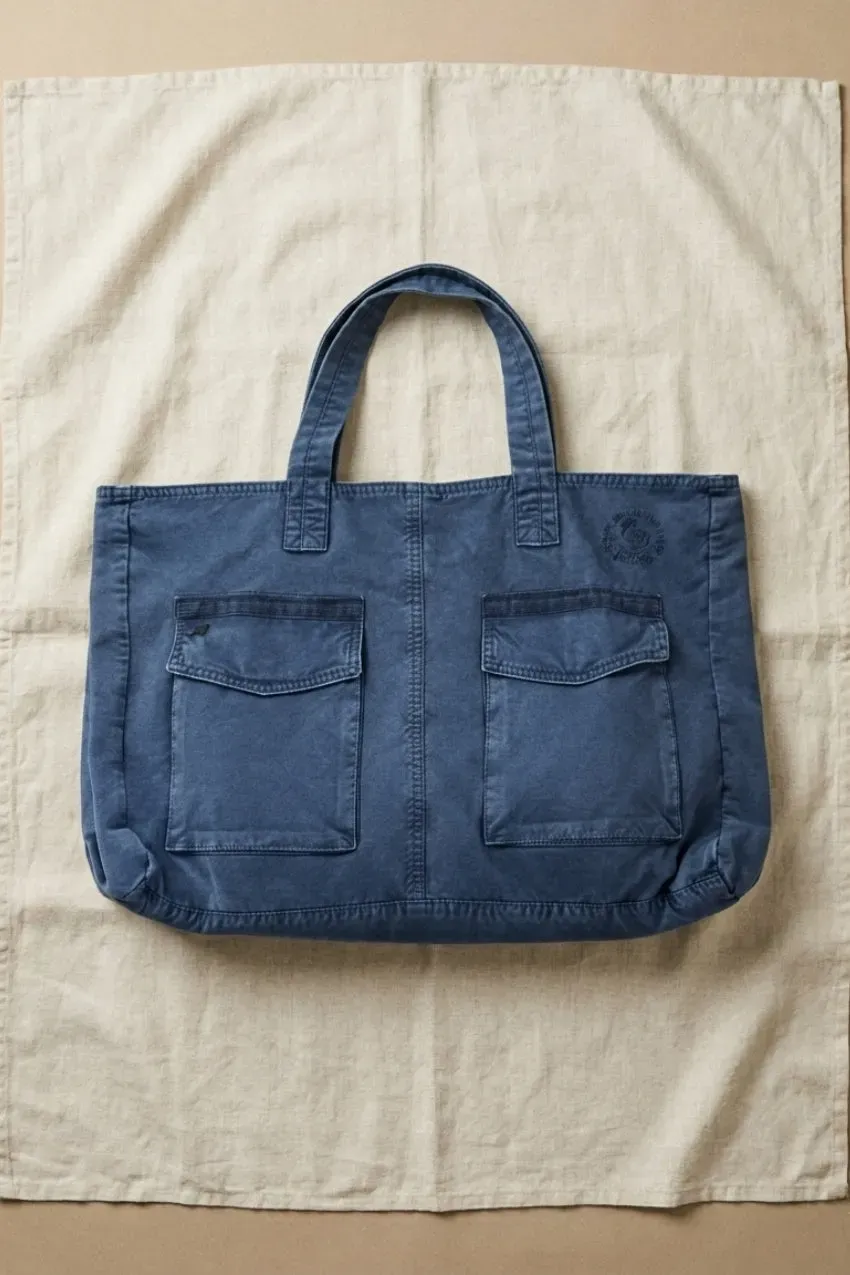 Mason's M74 Bag taske indigo canvas unisex