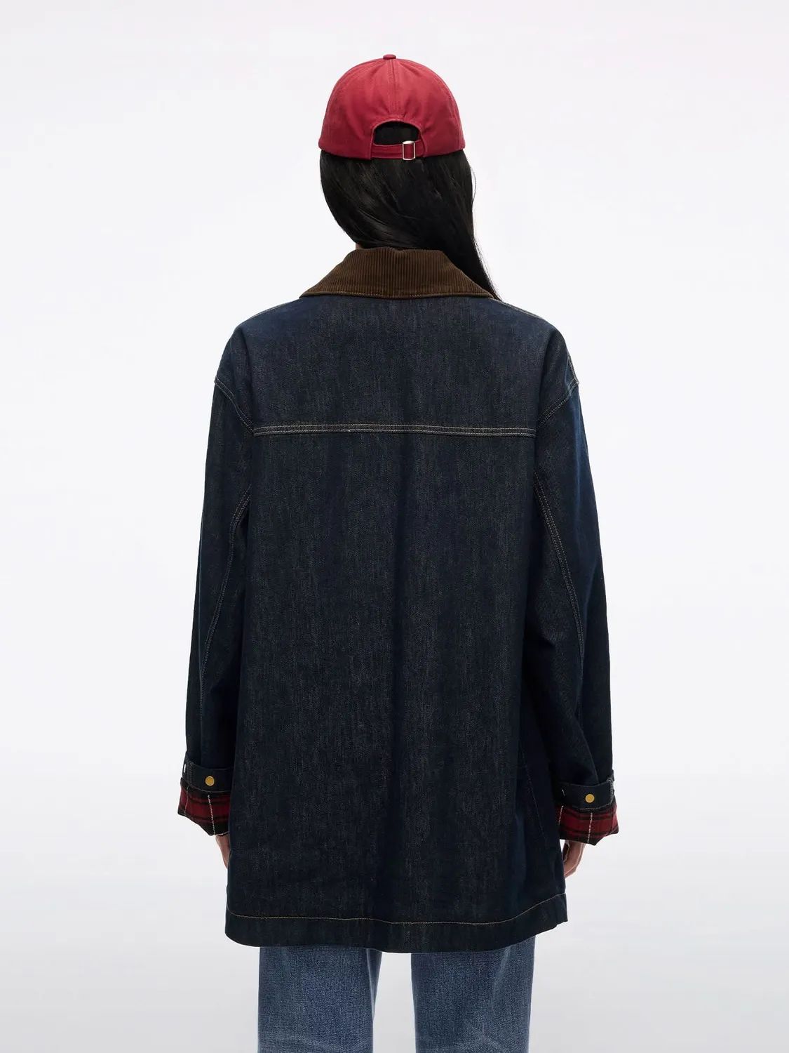 Miss Sixty denimjakke dark blue lommer