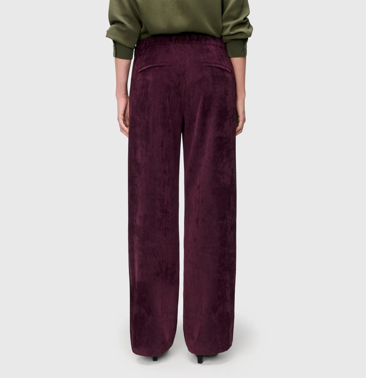 MAC Chiara 3051-00-0410L cordbukser bær wide fit