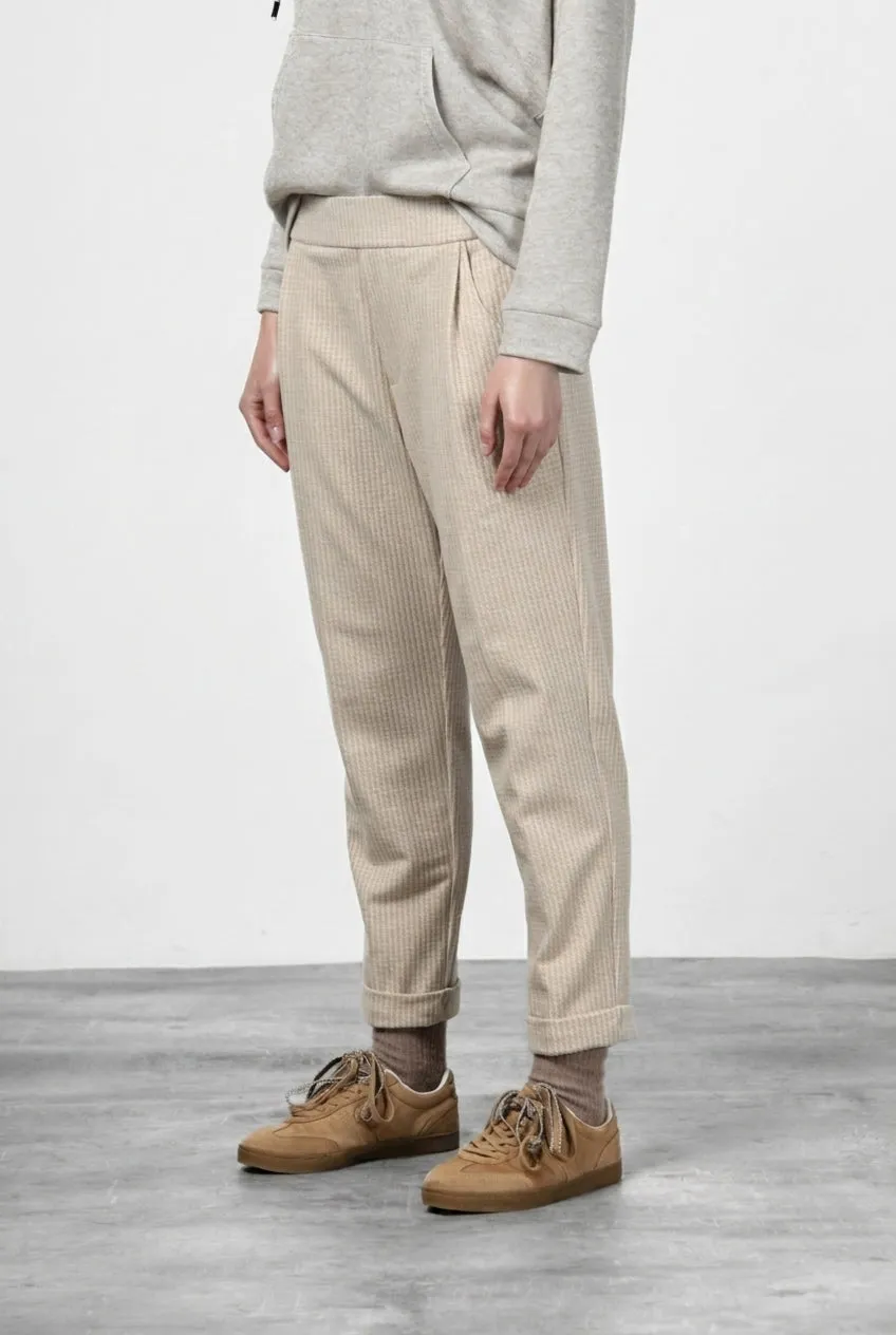 Mason's Easy Jogger chino bukser relaxed beige jersey