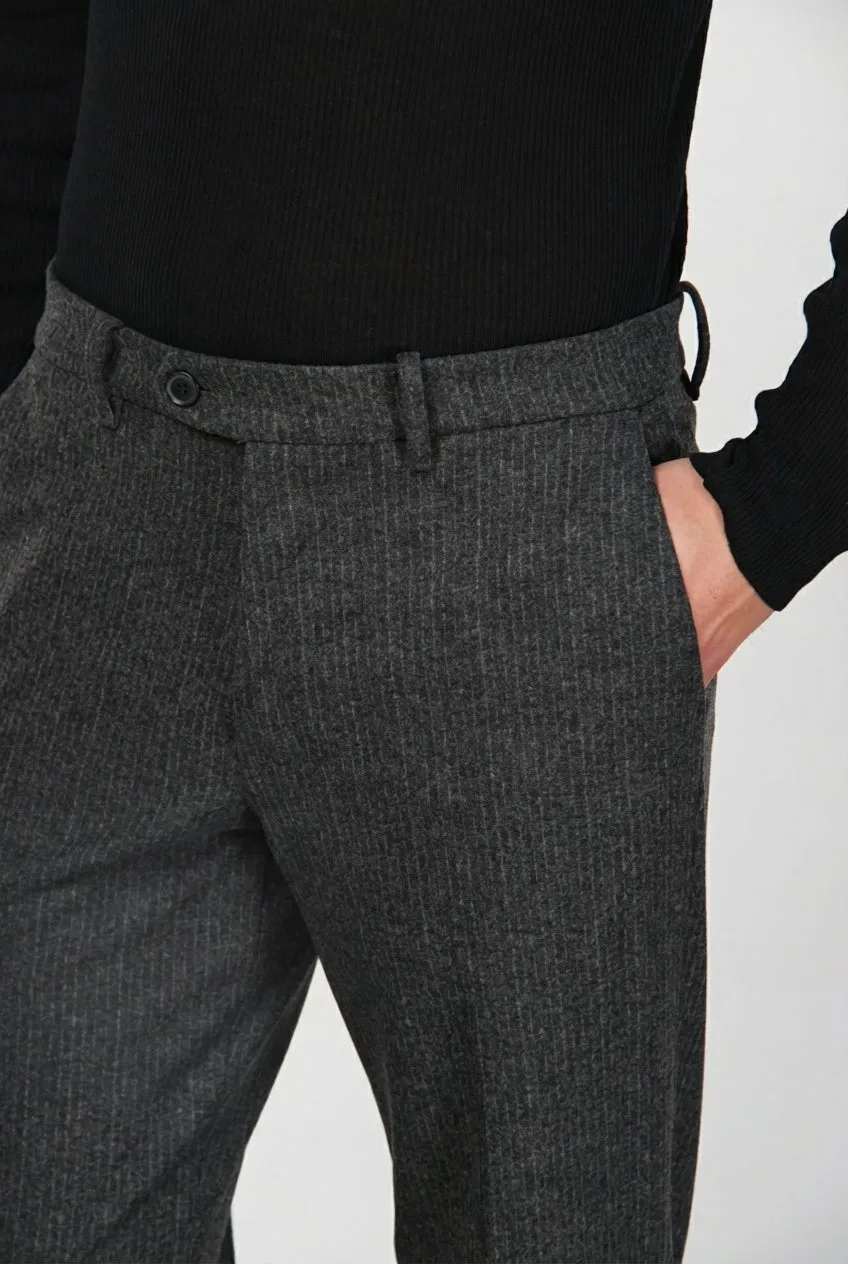 Mason's Paris chino bukser gunmetal carrot fit