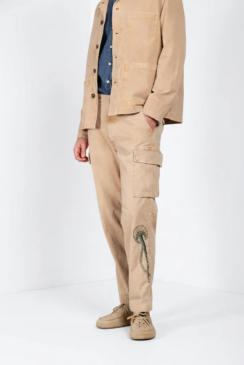 Mason's Chile M74 cargo bukser kaki relaxed