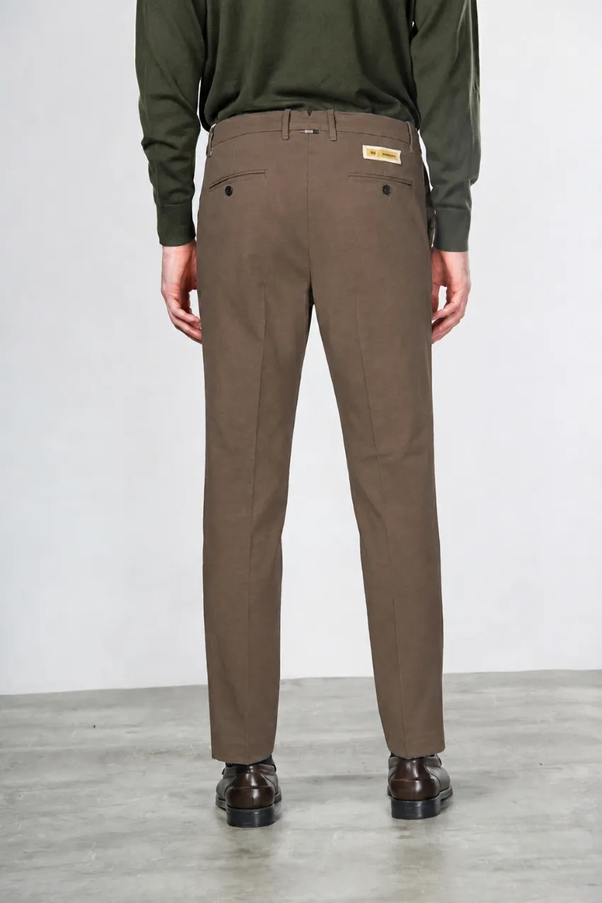 Mason's Paris chinobukser taupe carrot fit uld