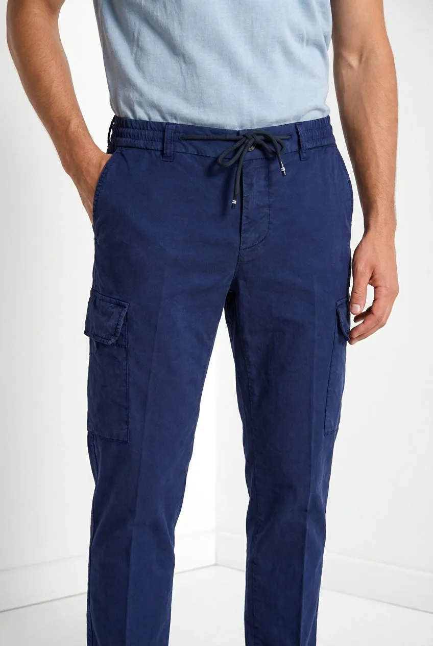 Mason's Chile Jogger cargobukser royalblå extra slim