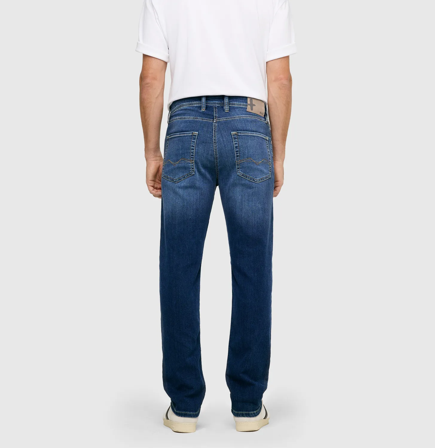 MAC Jog'n Jeans 0590-00-0994L jeans mørkeblå sweat