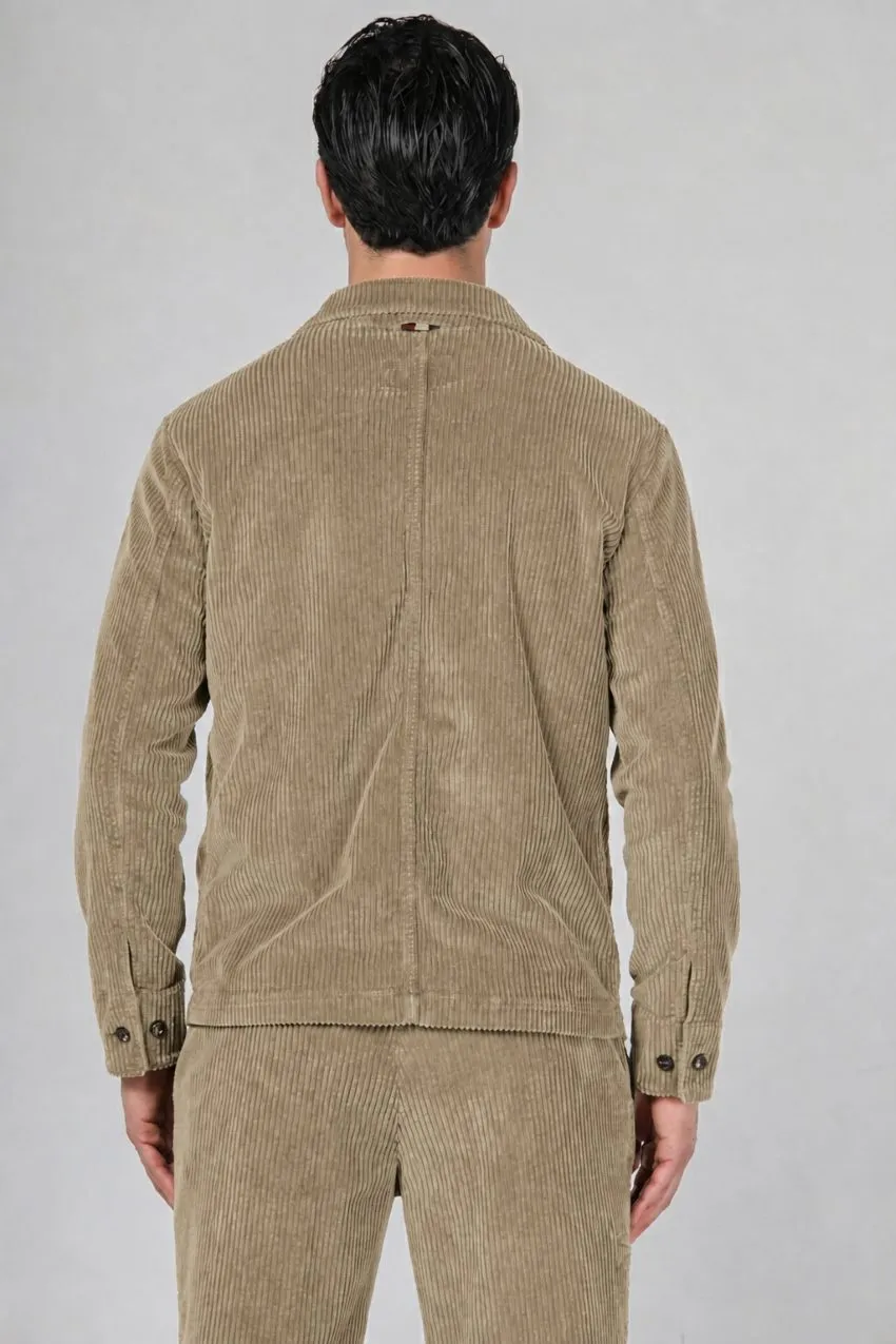 Mason's Work Jacket overshirt fløjl taupe