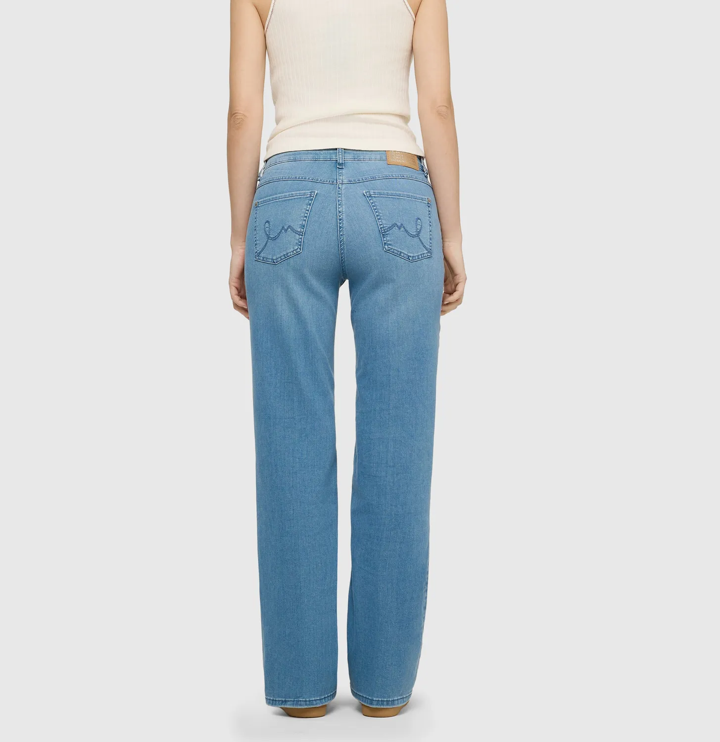 MAC Laura 5225 jeans mellemblå bootcut flared fit