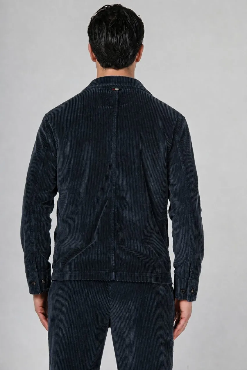 Mason's Work Jacket overshirt midnatsblå fløjl regular