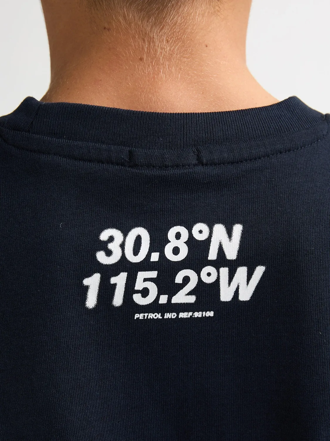 Petrol Industries Bandolera T-shirt drenge navy