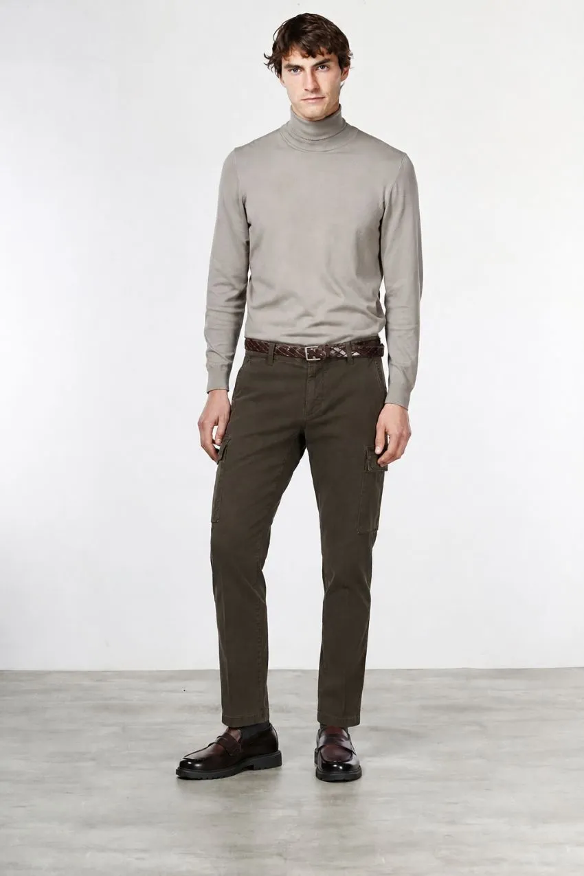 Mason's Chile cargobukser brun extra slim stretch
