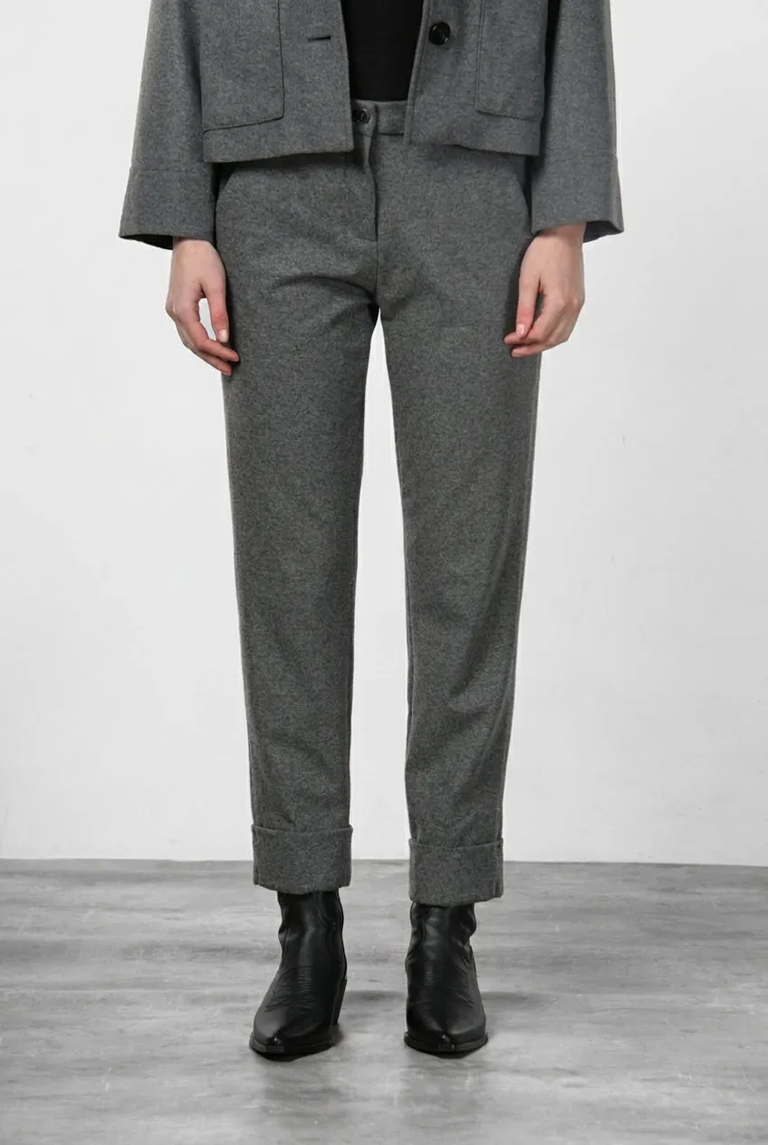 Mason's New York Carrot chinos mørkegrå jersey
