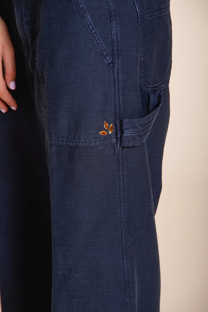 Mason's Dallas Wide cargobukser navy straight