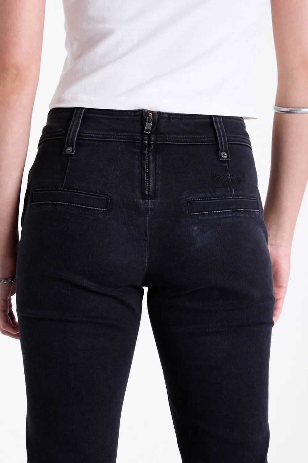 The Ragged Priest Alter flare jeans 24 sort low rise