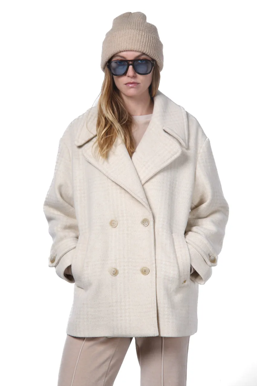 Mason's Leonie frakke beige ternet uld